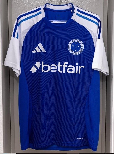 Cruzeiro Azul Manga Branca