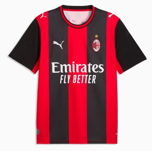 Milan Vermelha E Preta
