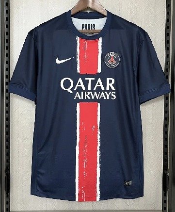 Psg Azul Escuro Listrada Vermelha