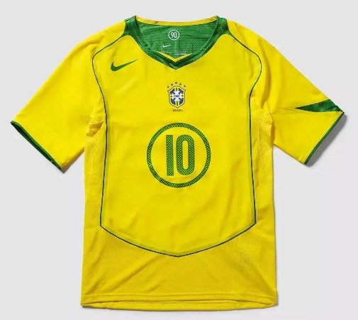 Brasil Amarela Numero 10 5 Estrela 2004